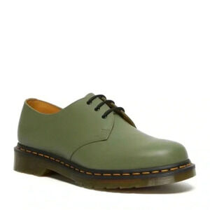 Dr Martens NWOT  1461 Smooth Leather Oxford Shoes in Khaki Green Size 13